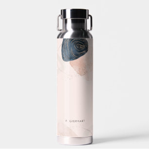 Chic Stone Marble Personalised Water Bottle