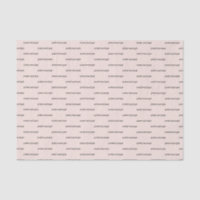 Chic Store Name Pattern Blush Pink Boutique