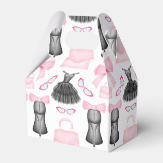 Chic Stylish Girly High Heels Fashion Pattern Favour Box