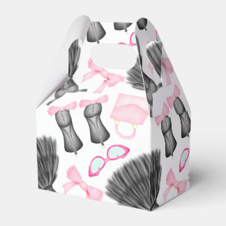 Chic Stylish Girly High Heels Fashion Pattern Favour Box