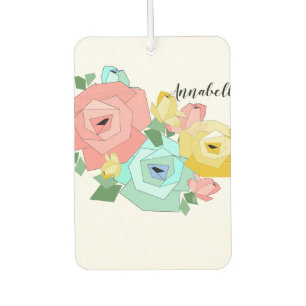 CHIC & STYLISH _PRETTY FLORAL DESIGN CAR AIR FRESHENER