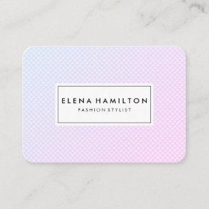 Chic Subtle Scale Pattern Business Card