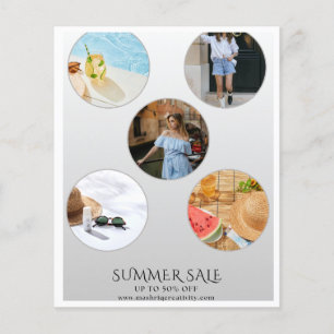 Chic Summer Sale Lifestyle Boutique Flyer