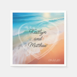 Chic summer Wedding Napkin