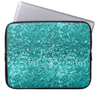 Chic Teal Aqua Turquoise Glitter Sparkle