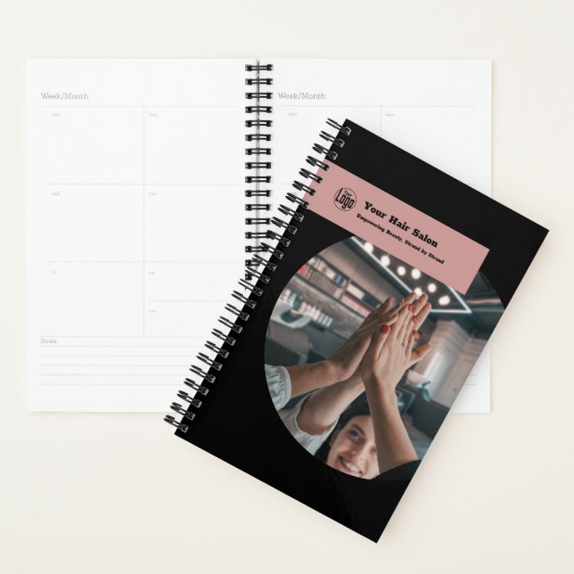 Chic Team Image Hair Salon Appointment Book Planner (Display)