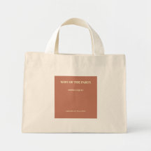 Chic Terracotta Wife of the Party Bachelorette