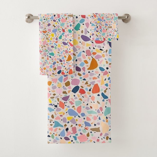Chic Terrazzo Bath Towel (Insitu)