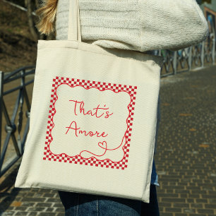 Chic 'That's Amore' Italian-Themed Customisable Tote Bag