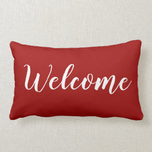 CHIC THROW PILLOW_"Welcome" Lumbar Cushion
