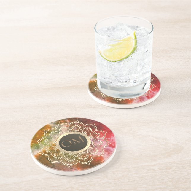 Chic Tie Dye OM Coaster (Side)
