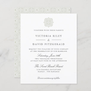 Chic Tiles  elegant timeless budget wedding