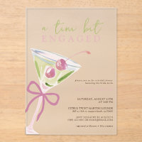 Chic Tini Bit Engaged Martini Bridal Shower