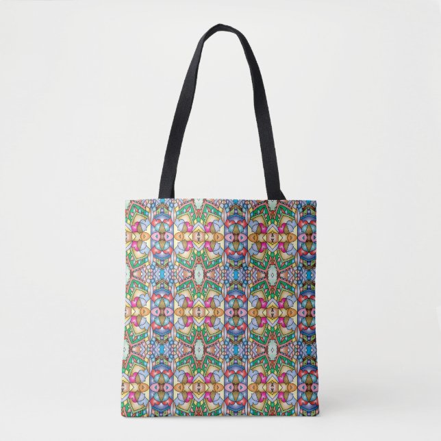 Chic Totes: Trending All-Over Printed Designs Tote Bag (Front)