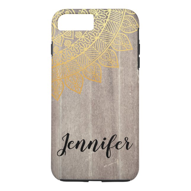 Chic Tribal Pattern black Case-Mate iPhone Case (Back)