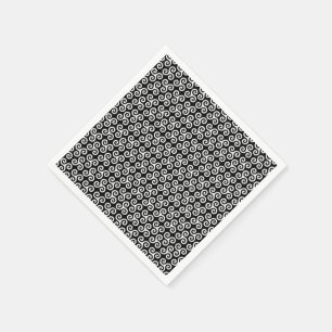 Chic Triple Spiral Celtic triskele Symbol Pattern Napkin
