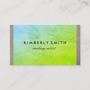 Chic Two Tone Texture Business Card
