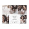 Chic Typography 4 Photo Template Save the Date