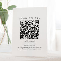 Chic Typography Business Scan To Pay