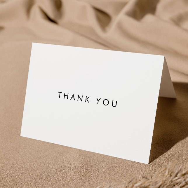 Chic Typography Thank You Card (Creator Uploaded)