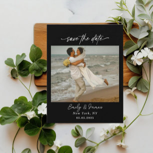 Chic unique Modern Elegant minimalist Save The Date