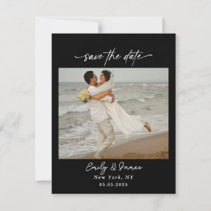Chic unique Modern Elegant minimalist Save The Date