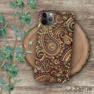 Chic Vintage Floral Art Pattern iPhone 16 Pro Max Case