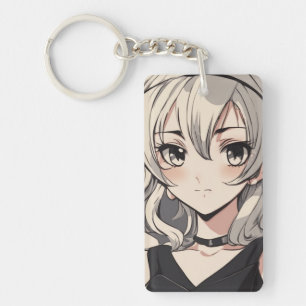 Chic Vintage Little Black Dress LBD Key Ring