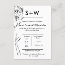 Chic Vintage Minimal Boho FLoral Hydrangea Wedding