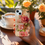 Chic Vintage Pink Floral Tarnished Papyrus  Samsung Galaxy Case<br><div class="desc">Wrap your Samsung Galaxy S21 in the timeless elegance of our Romantic Vintage Pink Floral Tarnished Papyrus Script Samsung Galaxy S21 Case. Designed for the modern woman with a love for all things classic, this cover transforms your device into a piece of art. The soft pink florals and delicate script...</div>
