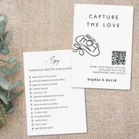 Chic Wedding Photos Capture The Love QR Code En