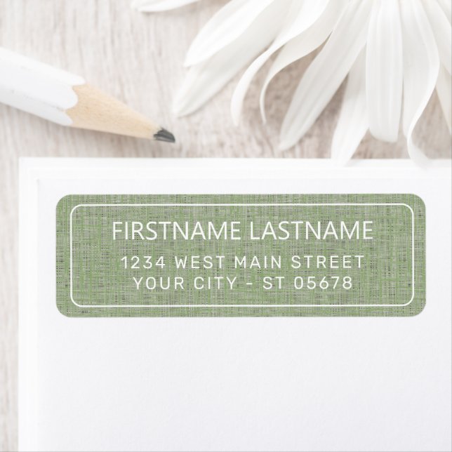 Chic White Simple Styled Typography Script Label (Insitu)