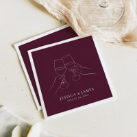 Chic Wine Engagement + Wedding