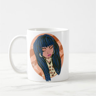 Chic Woman Beauty Fashionista Blogger Planner Coffee Mug