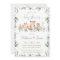 Chic Woodland Animals Greenery Baby Shower Neutral
