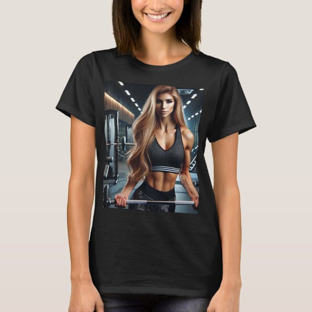 Chica Fitness T-shirt (Front)