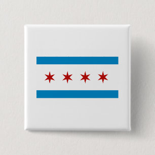 CHICAGO 15 CM SQUARE BADGE