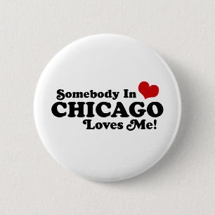 Chicago 6 Cm Round Badge