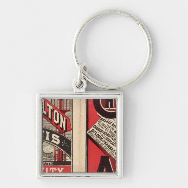 Chicago and Alton Railroad Key Ring (Front)