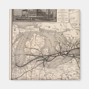 Chicago and Grand Trunk Railway Magnet