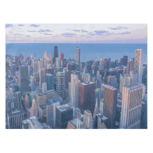 Chicago Architectural Buildings Artwork   Tablecloth