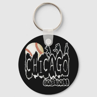 CHICAGO BASEBALL KEY RING