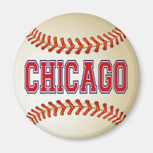 CHICAGO BASEBALL MAGNET