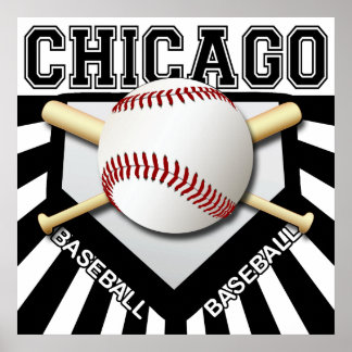 CHICAGO BASEBALL POSTER