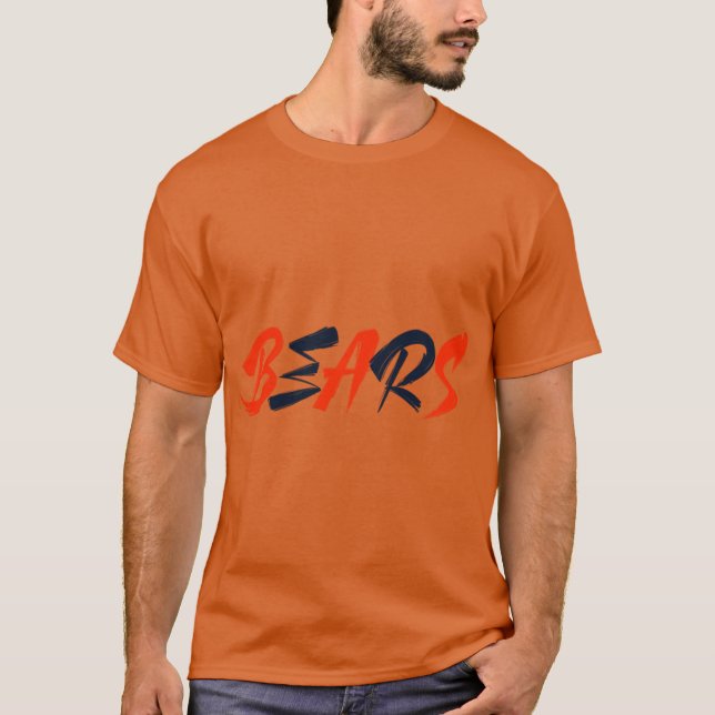 chicago bears 3 T-Shirt (Front)