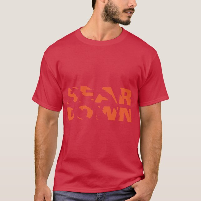 Chicago Bears - Bear Down - Claw Tear 1 T-Shirt (Front)