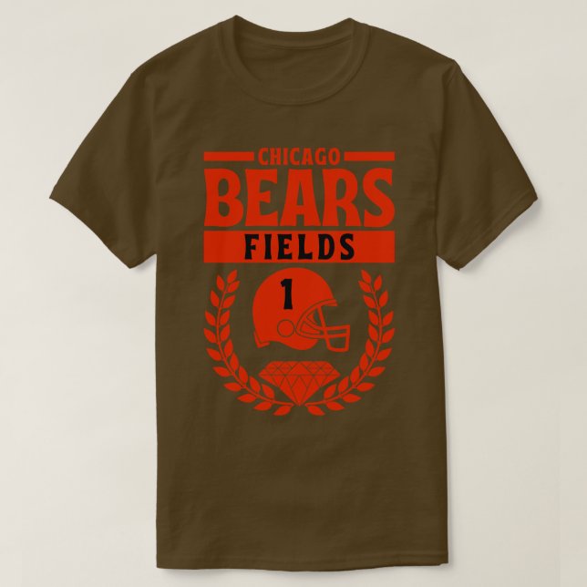 Chicago Bears Fields 1 American T-Shirt (Design Front)