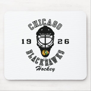 Chicago Blackhawks Hockey Mask Red Nhl Officially Mouse Pad