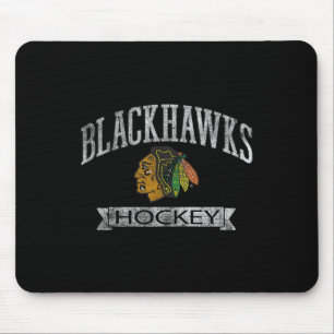 Chicago Blackhawks Vintage Hockey Red Officially L Mouse Pad