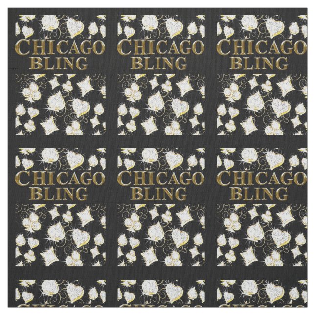 CHICAGO BLING FABRIC (Swatch)